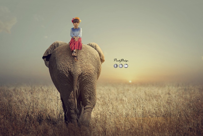 El Elefante y La Niña